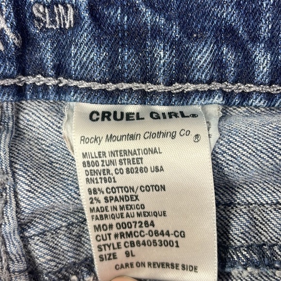 Cruel Girl Women’s Mid Rise Bootcut Jeans, size 9L - Picture 3 of 12